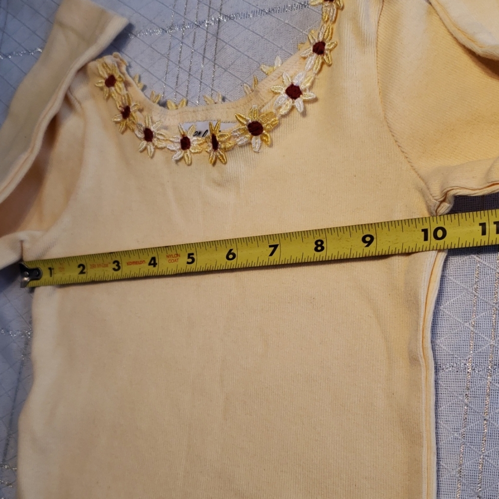 Girls 2T NEW Top Shirt Long Sleeve Tee Embroidered - Picture 9 of 11